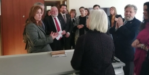 Complexo de Neurointervenção da CVP recebe Ministra